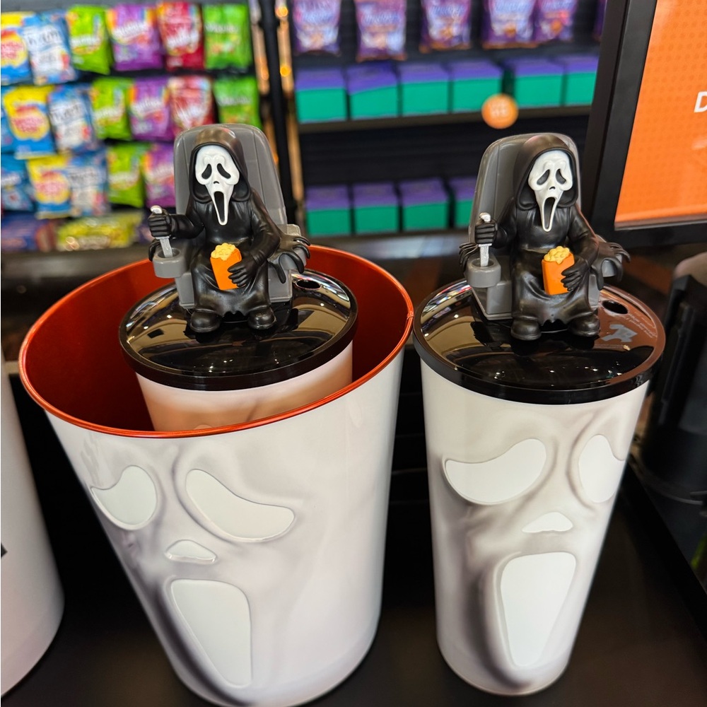 Scream 7 Themed Popcorn Bucket and Cups Set with Toppers Regal Exclusive